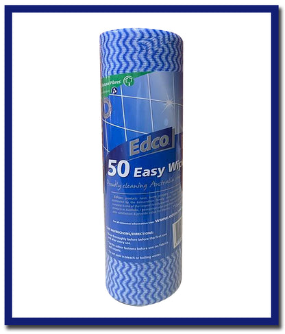 Edco Easy Wipes - 50 Sheets Per Roll - Stone Doctor Australia - Cleaning > Consumable Wipes > Retail