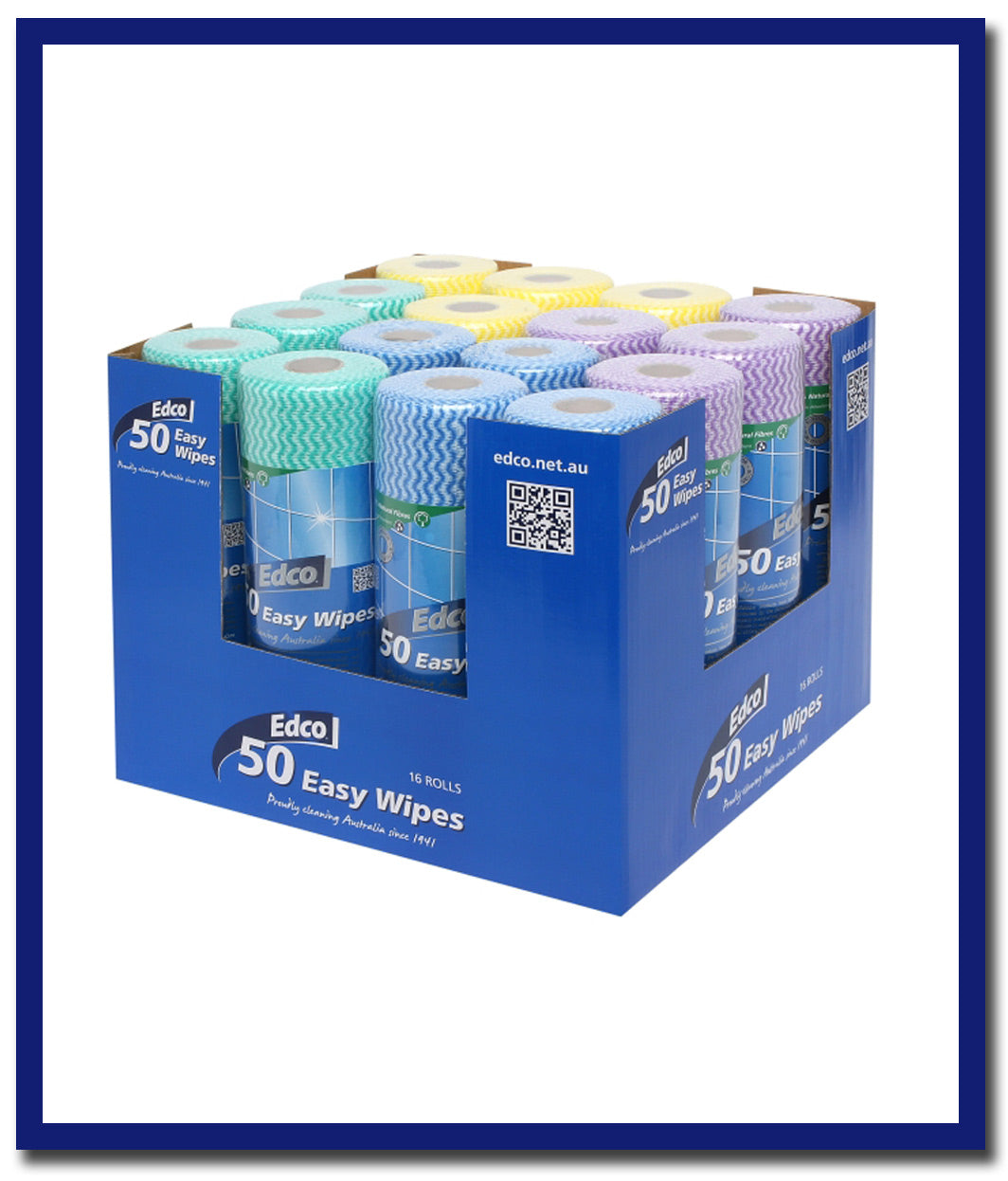 Edco Easy Wipes - 50 Sheets Per Roll - Stone Doctor Australia - Cleaning > Consumable Wipes > Retail