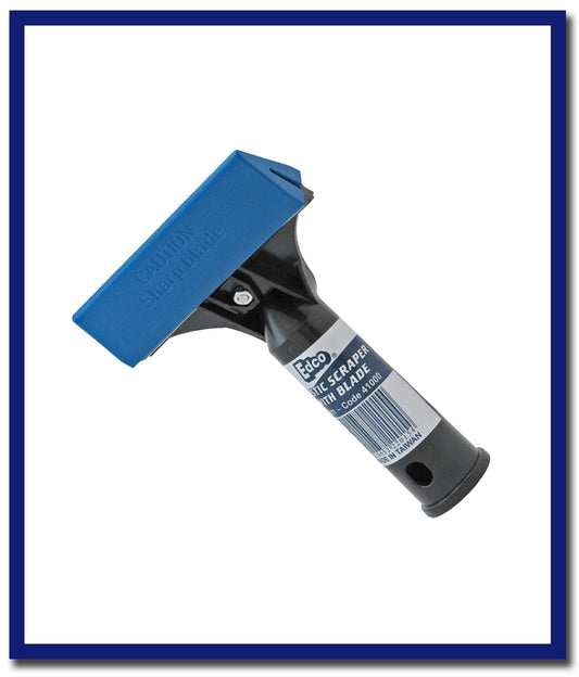 Edco Plastic Scraper With Blade - 1 Unit - Stone Doctor Australia - Cleaning Tools > Window Cleaning > Accessories