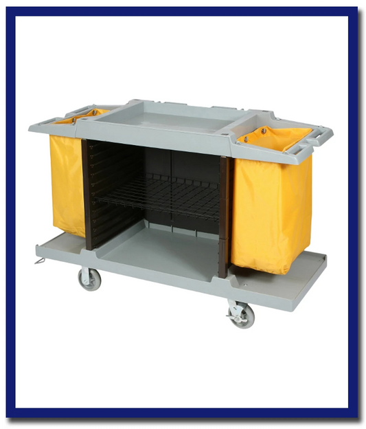 Edco Room Service Cart Small - 1 Unit - Stone Doctor Australia - Cleaning Accessories > Janitorial > Service Trolley
