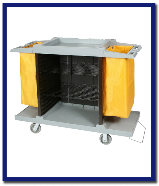 Edco Room Service Trolley Large - 1 Unit - Stone Doctor Australia - Cleaning Accessories > Janitorial > Service Trolley