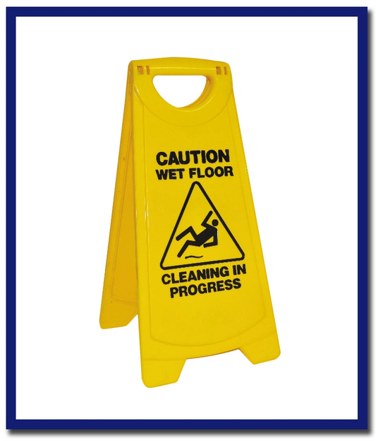 Edco Standard Warning Sign - 1 Pc - Stone Doctor Australia - Cleaning Accessories> Janitorial > Safety Signs