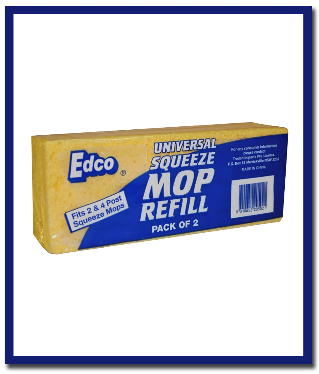 Edco Universal Squeeze Mop - 2 Refills - Stone Doctor Australia - Cleaning Accessories > Tools > Sponge Mops
