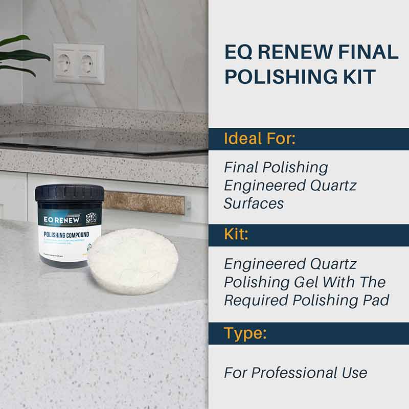 EQ Renew Final Polishing Kit - Stone Doctor Australia - Engineered Quartz > Caesarstone > Polishing Kit