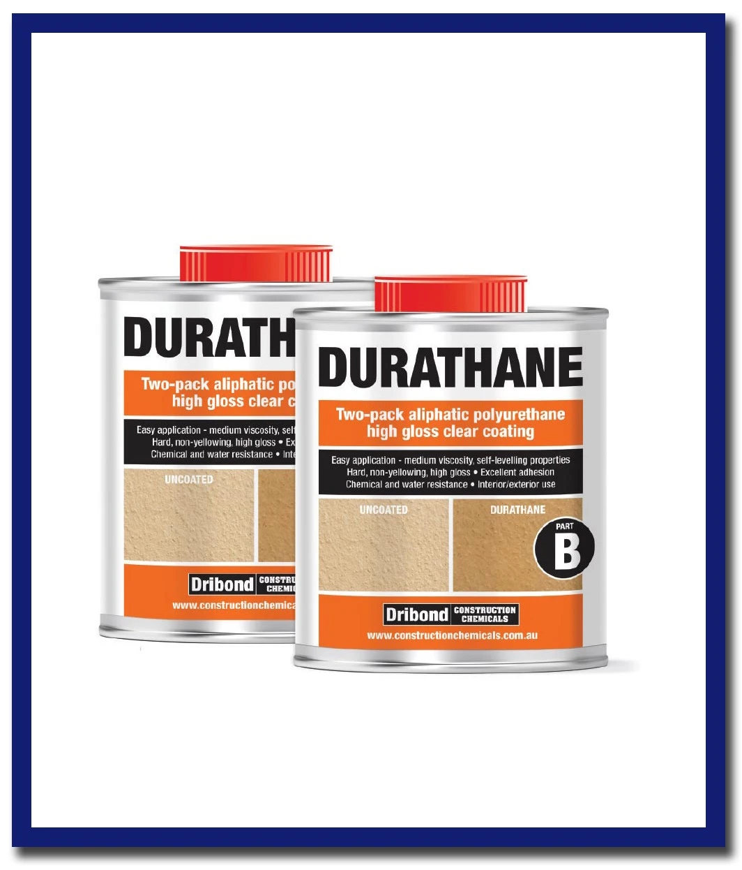 Dribond Durathane 2L (Two Pack Clear Coating A + B) - 1 Set - Stone Doctor Australia - Construction Chemicals > Sealers > PU Clear