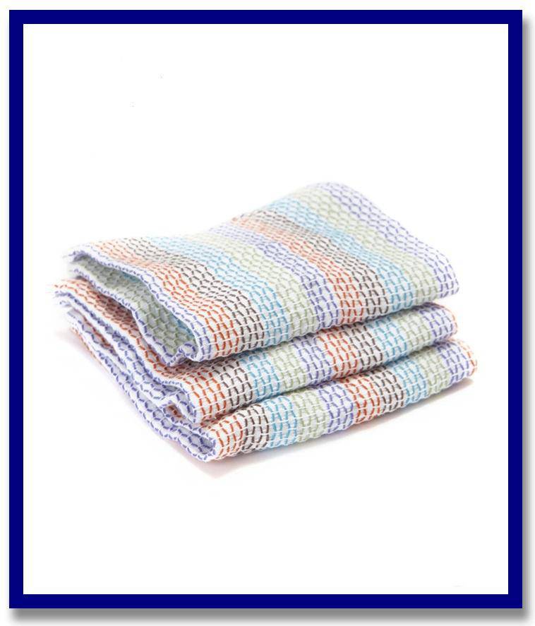 Tidy Dish Cloths Multi Set/3 - Stone Doctor Australia - Household Cleaning > Tools > Kitchen Cloth