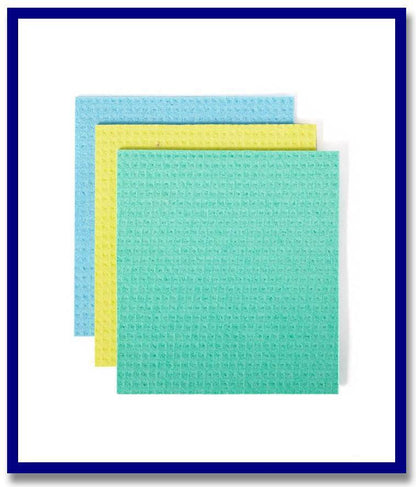 Cellulose Sponge Cloths Set/3 - Stone Doctor Australia - Household Cleaning > Tools > Sponge Cloths
