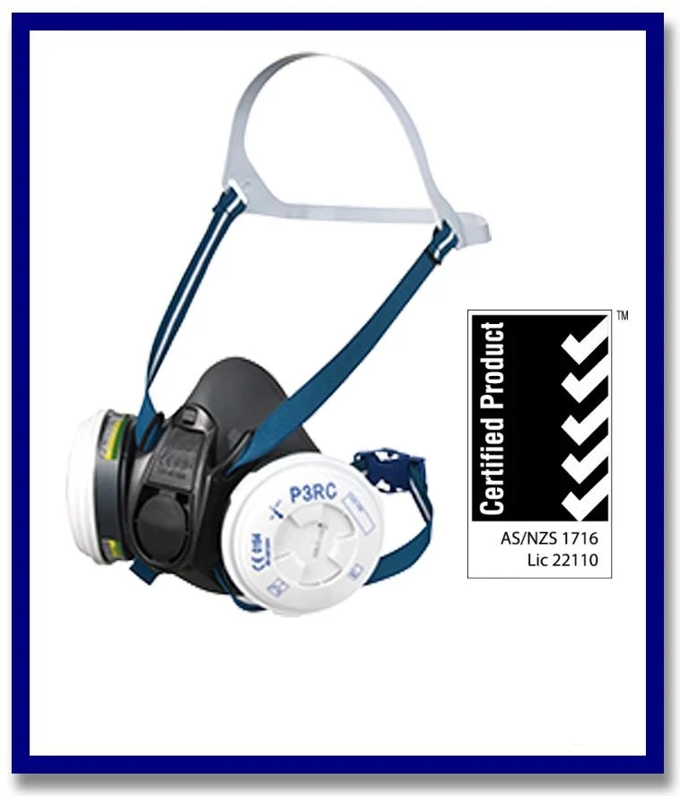 SDA TPE Half Mask Respirator Chemical Kit - Medium - Stone Doctor Australia - Personal Protective Equipment