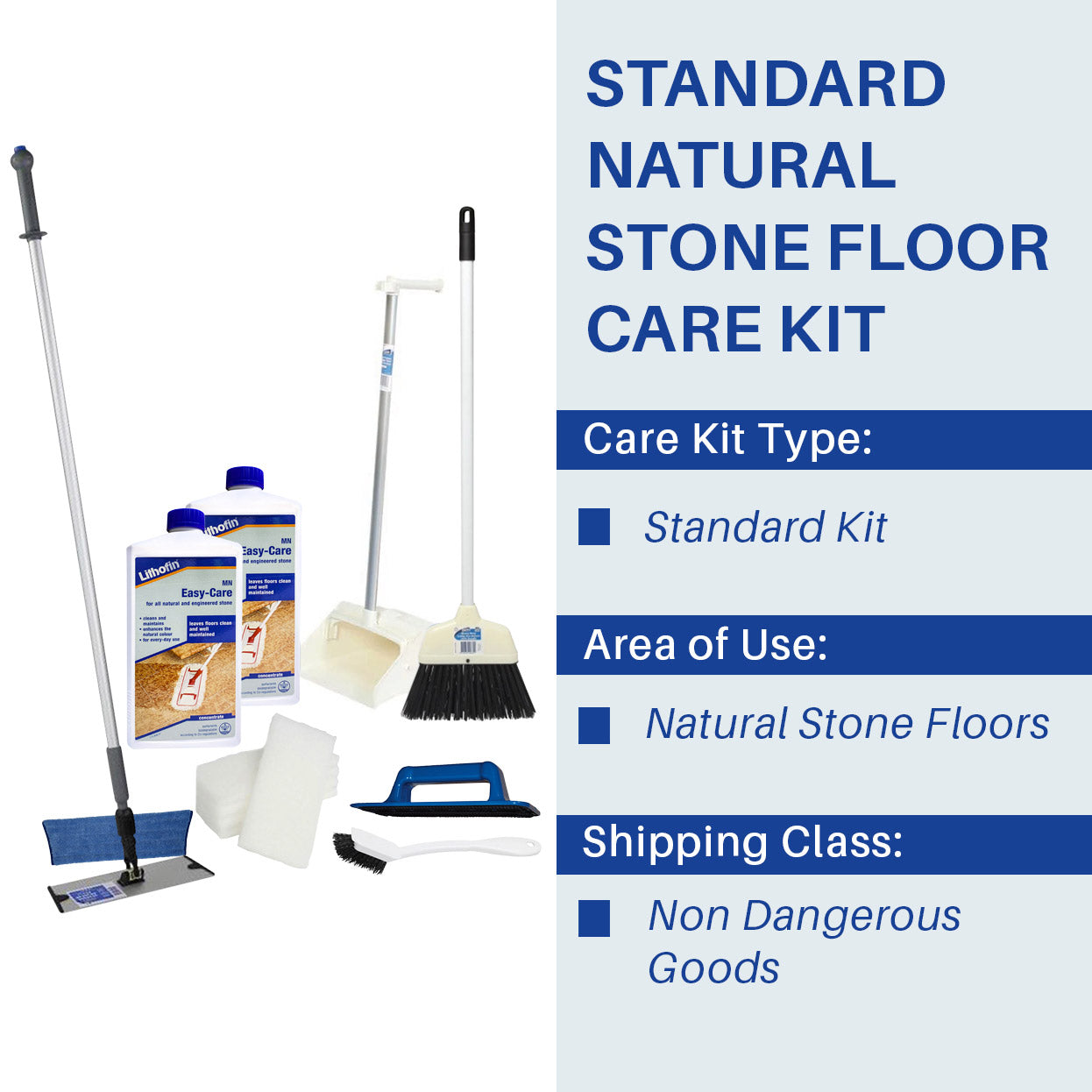 Standard Natural Stone Floor Care Kit - Stone Doctor Australia - ﻿﻿Marble, Travertine & Limestone > Daily Floor Cleaning > Microfibre Mopping System
