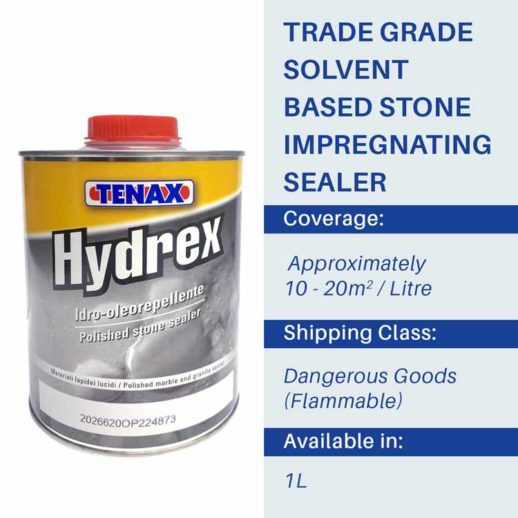 1 Liter Water & Oil Proofing Stone Sealer Hydrex, Indoor Outdoor Water/Oil  Proofing Granite Sealer