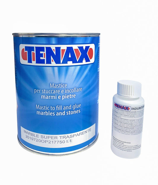 Tenax Marble Super Transparent - 1L Can + Hardener - Stone Doctor Australia - Natural Stone > Chemicals > Stone Glue