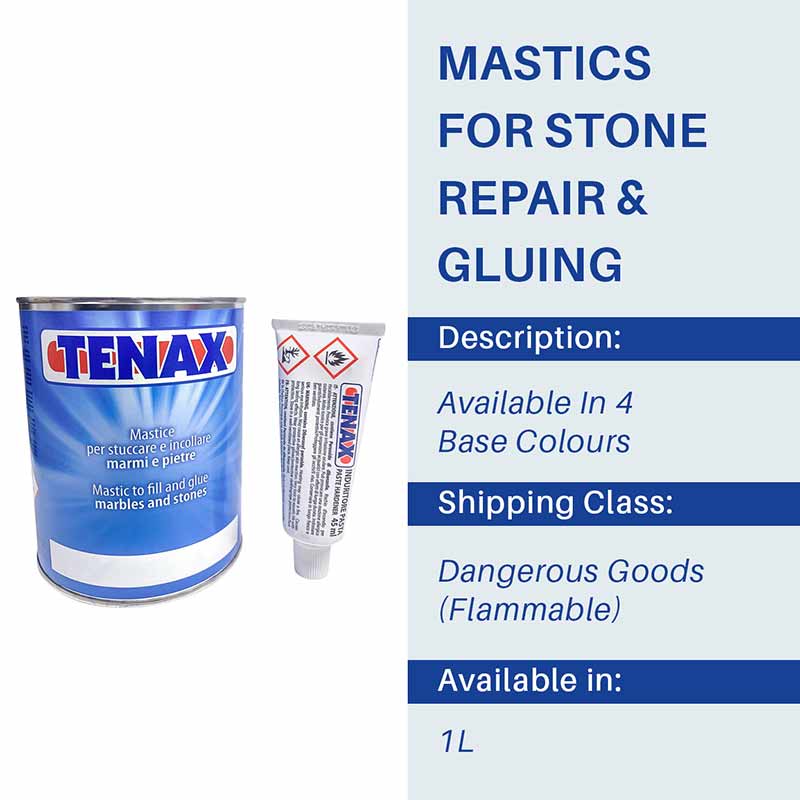 Tenax Solido Glue - 1 Litre c/w Hardener - Stone Doctor Australia - Stone Repair Products > Glue And Sealants > Marble Adhesive