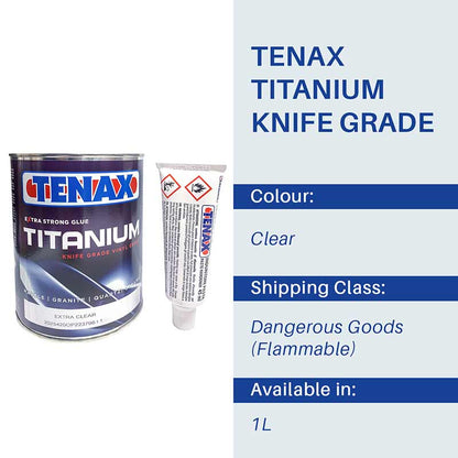 Tenax Titanium - 1 Litre c/w Hardener - Stone Doctor Australia - Natural Stone > Chemicals > Stone Glue