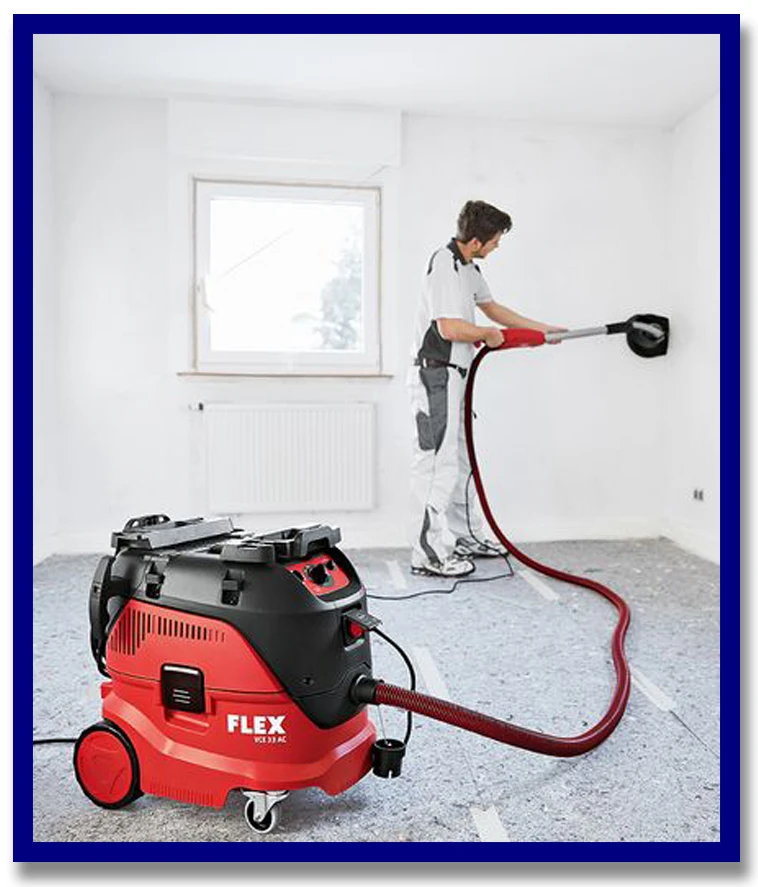 FLEX Safety Vacuum Cleaner Kit. 42Litre. Class M. 1400W. Automatic Filter Cleaning. - Stone Doctor Australia - Flex - Germany